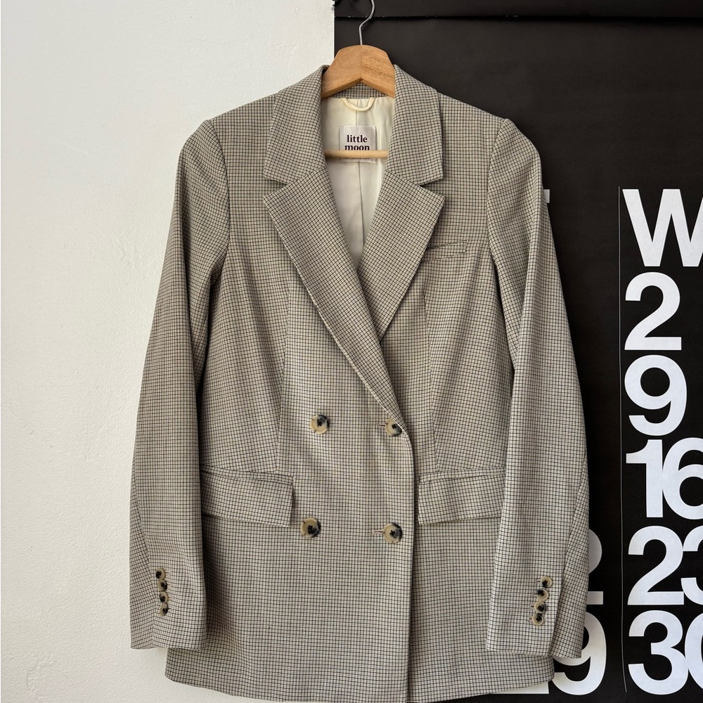 Little Moon by Aritzia Double-Breasted Blazer (XXS)